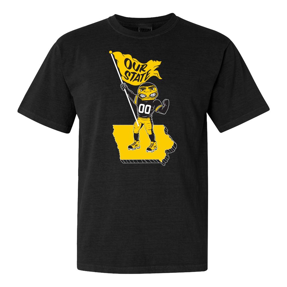IA Our State Tee-T-Shirts-Barstool U-Black-S-Barstool Sports