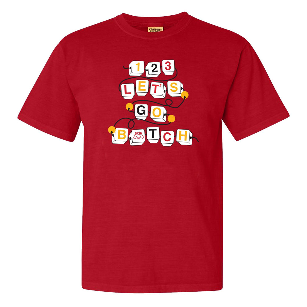 123 Let's Go Tee-T-Shirts-KFC Radio-Red-S-Barstool Sports