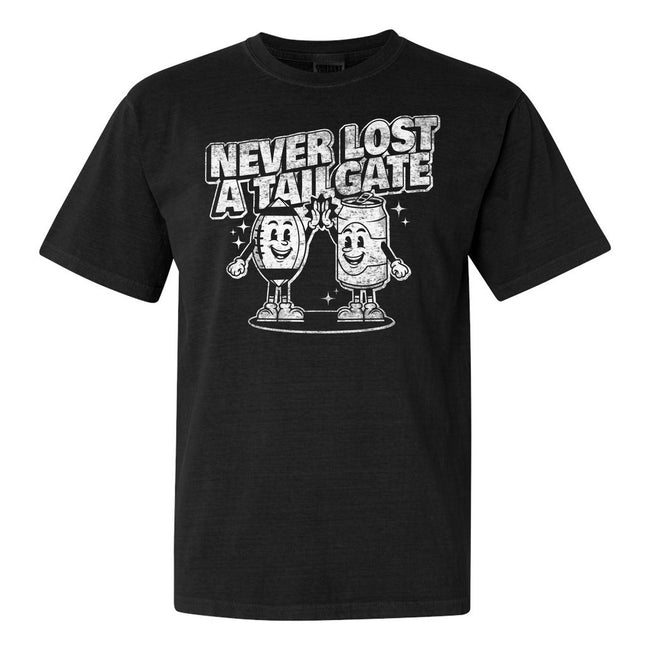 Never Lost A Tailgate Graphic Tee-T-Shirts-It Girl-Black-S-Barstool Sports