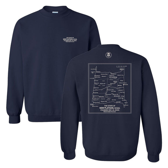 New Platson Crewneck-Crewnecks-A New Untold Story-Navy-S-Barstool Sports