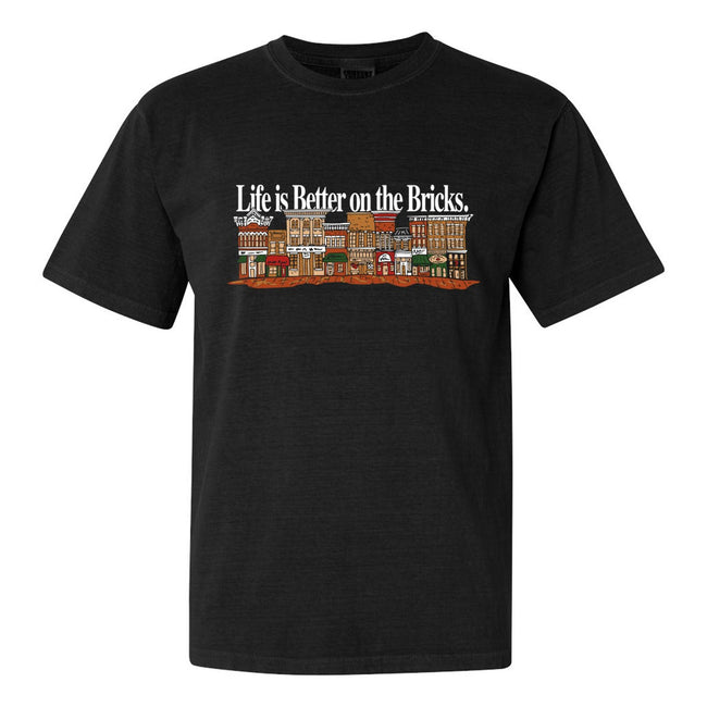 Life Is Better On The Bricks Tee-T-Shirts-Barstool U-Barstool Sports