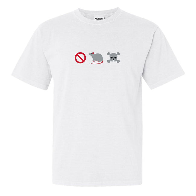 No Rat Poison Tee-T-Shirts-Barstool U-White-S-Barstool Sports