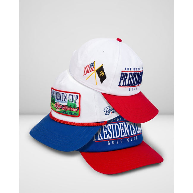 Barstool Golf x Presidents Cup Course Patch Hat-Hats-Fore Play-White-One Size-Barstool Sports