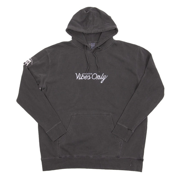 Positive Vibes Only Embroidered Premium Hoodie-Hoodies & Sweatshirts-Barstool Sports-Charcoal-S-Barstool Sports