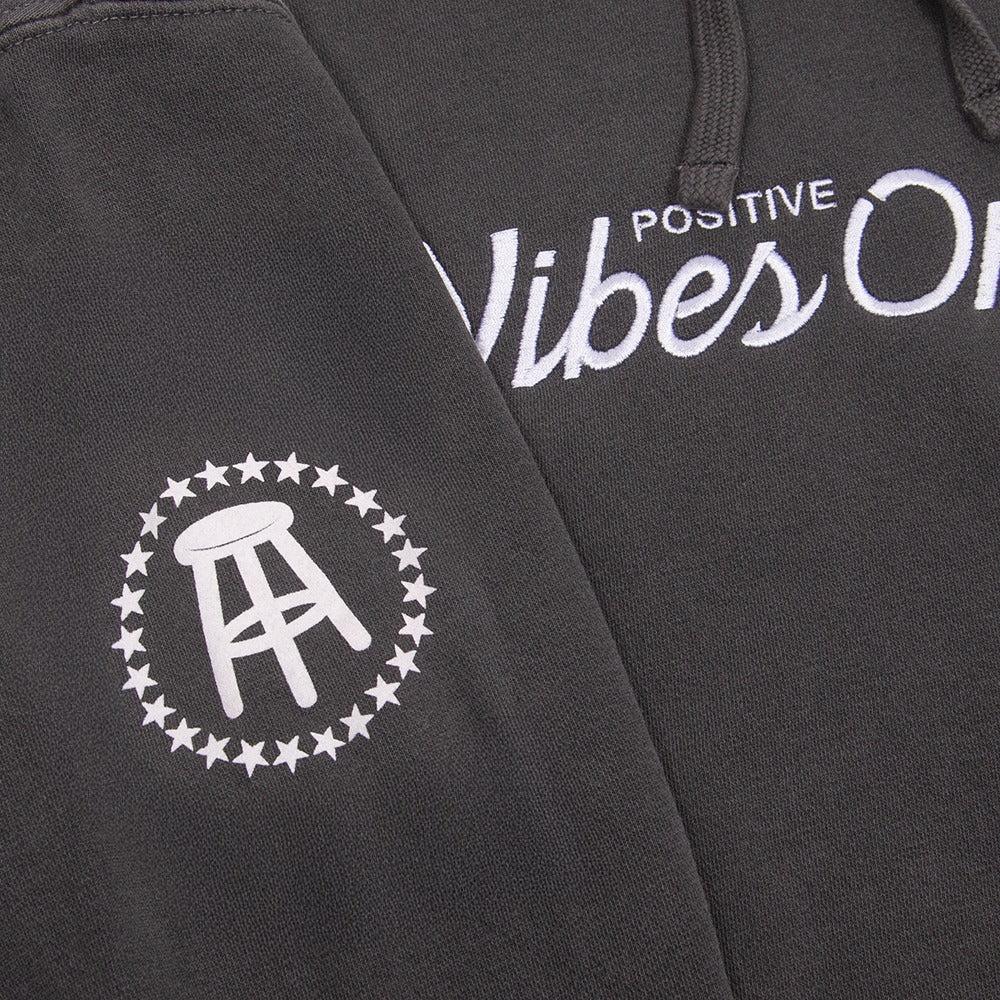Positive Vibes Only Embroidered Premium Hoodie-Hoodies & Sweatshirts-Barstool Sports-Barstool Sports