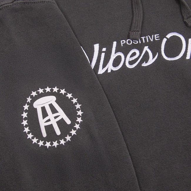 Positive Vibes Only Embroidered Premium Hoodie-Hoodies & Sweatshirts-Barstool Sports-Barstool Sports