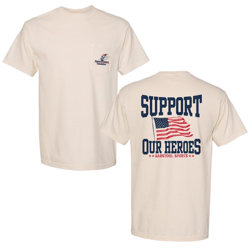 Tunnel to Towers Foundation Pocket Tee-T-Shirts-Barstool Sports-Barstool Sports