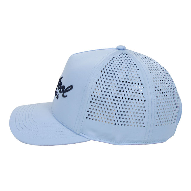 Barstool Golf Script Performance Hat-Hats-Fore Play-Light Blue-One Size-Barstool Sports