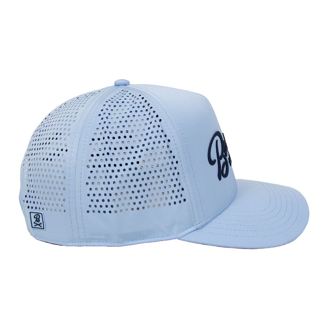 Barstool Golf Script Performance Hat-Hats-Fore Play-Light Blue-One Size-Barstool Sports