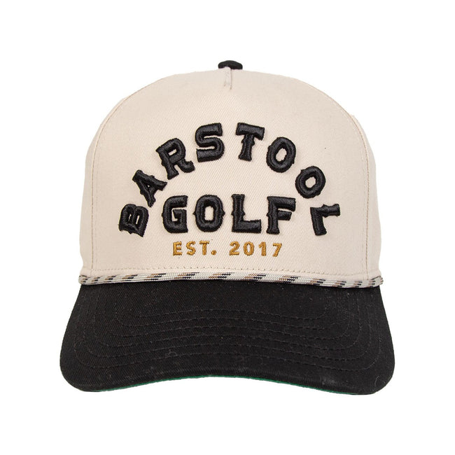 Barstool Golf Vintage Rope Snapback Hat-Hats-Fore Play-Cream-One Size-Barstool Sports