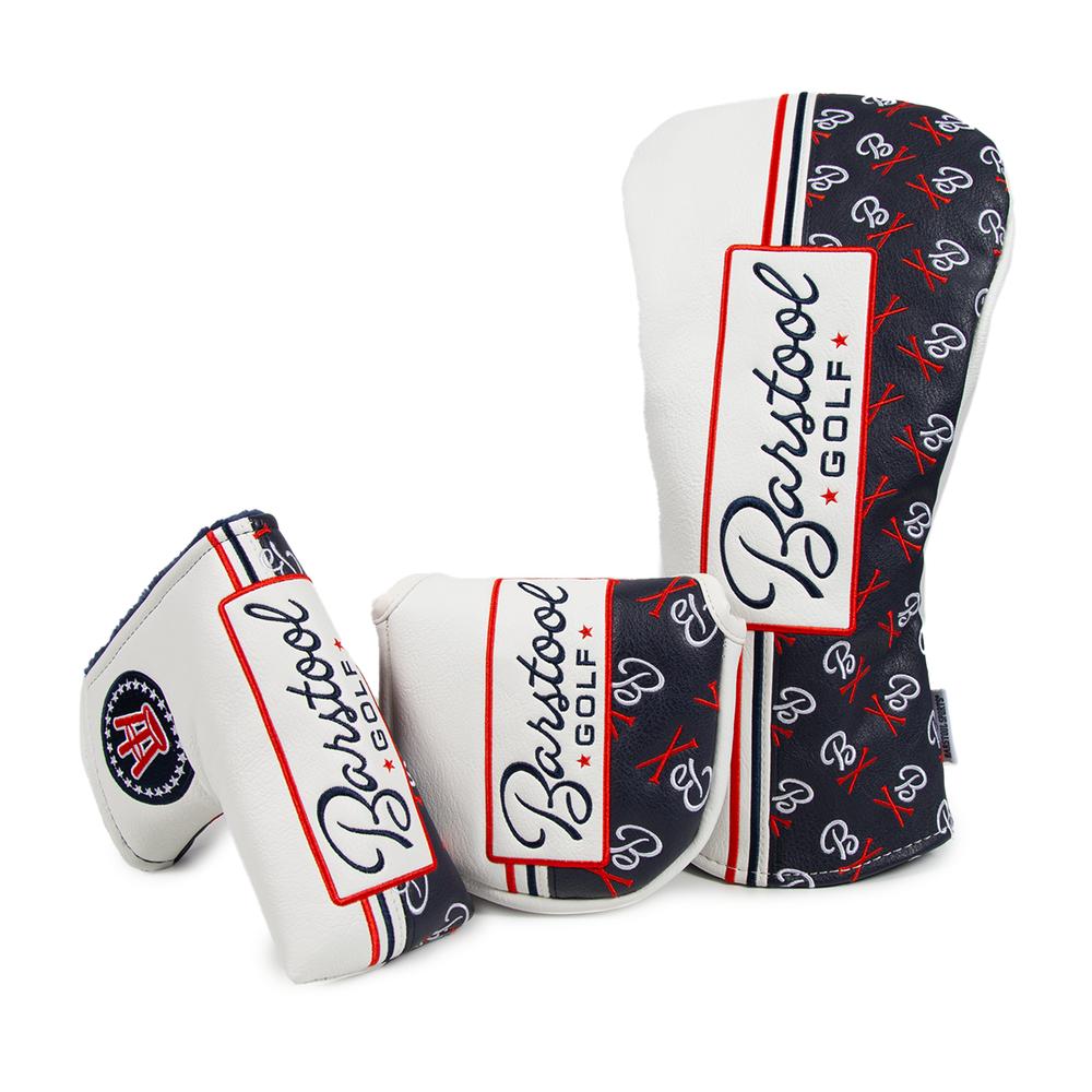 Barstool Golf Pinstripe Blade Putter Cover-Golf Accessories-Fore Play-Barstool Sports