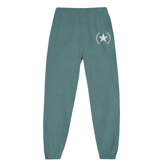 Barstool Sports Crest Logo Premium Women's Jogger-Sweatpants-Barstool Sports-Green-XS-Barstool Sports