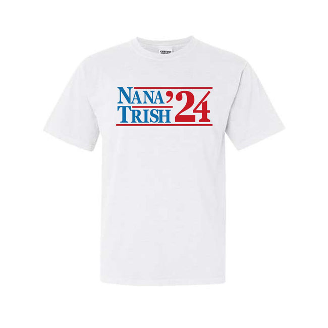 Nana & Trish 2024 Tee-T-Shirts-Out & About-White-S-Barstool Sports