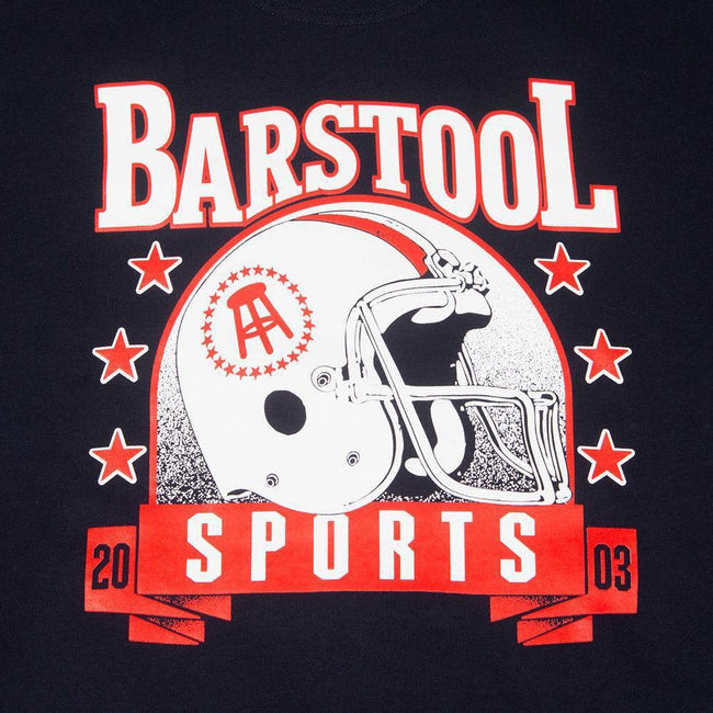 Barstool Sports Football Helmet Premium Hoodie-Hoodies & Sweatshirts-Barstool Sports-Barstool Sports
