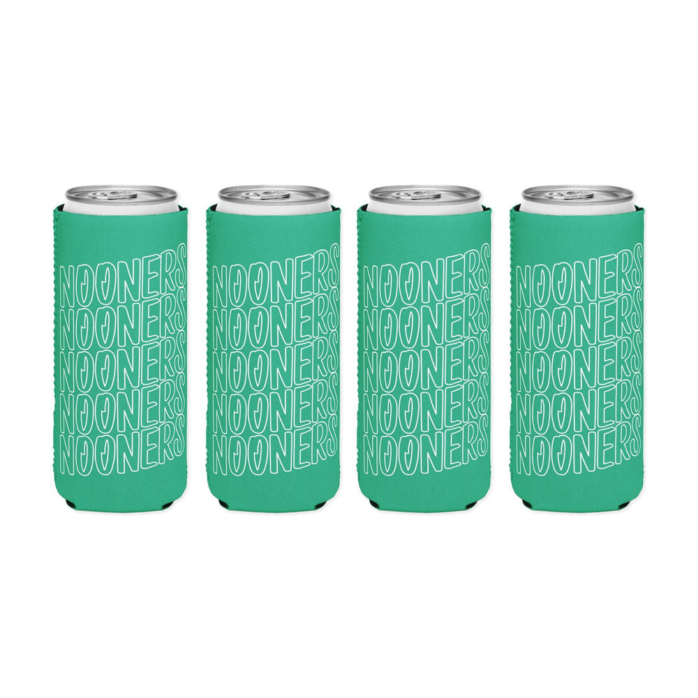 Nooners Can Cooler 4 Pack (Green)-Bundles-Nooners-Barstool Sports