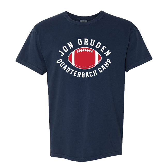 Gruden QB Camp Tee-T-Shirts-Coach Gruden-Navy-S-Barstool Sports