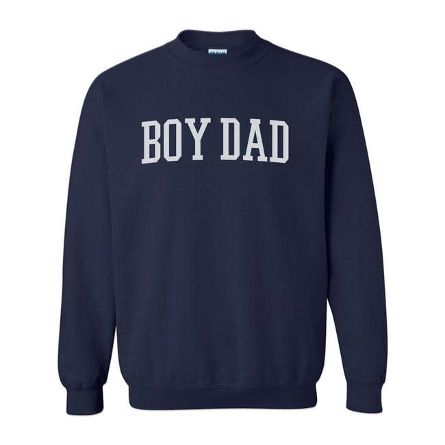 Boy Dad Crewneck-Crewnecks-Son of a Boy Dad-Navy-S-Barstool Sports