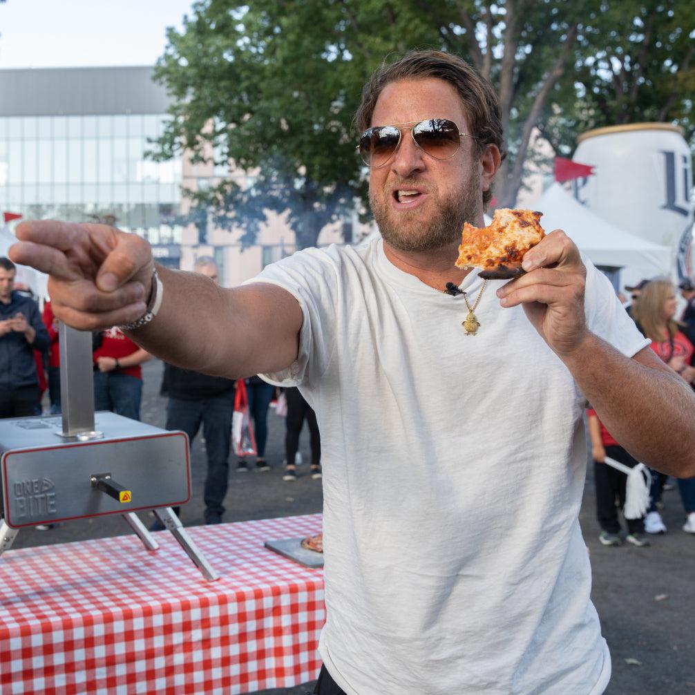 One Bite Charcoal Pizza Oven One Bite Apparel, Fan Gear & Merch