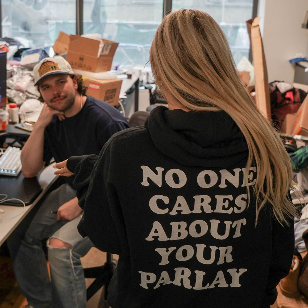 No One Cares About Your Parlay Hoodie-Hoodies & Sweatshirts-It Girl-Barstool Sports