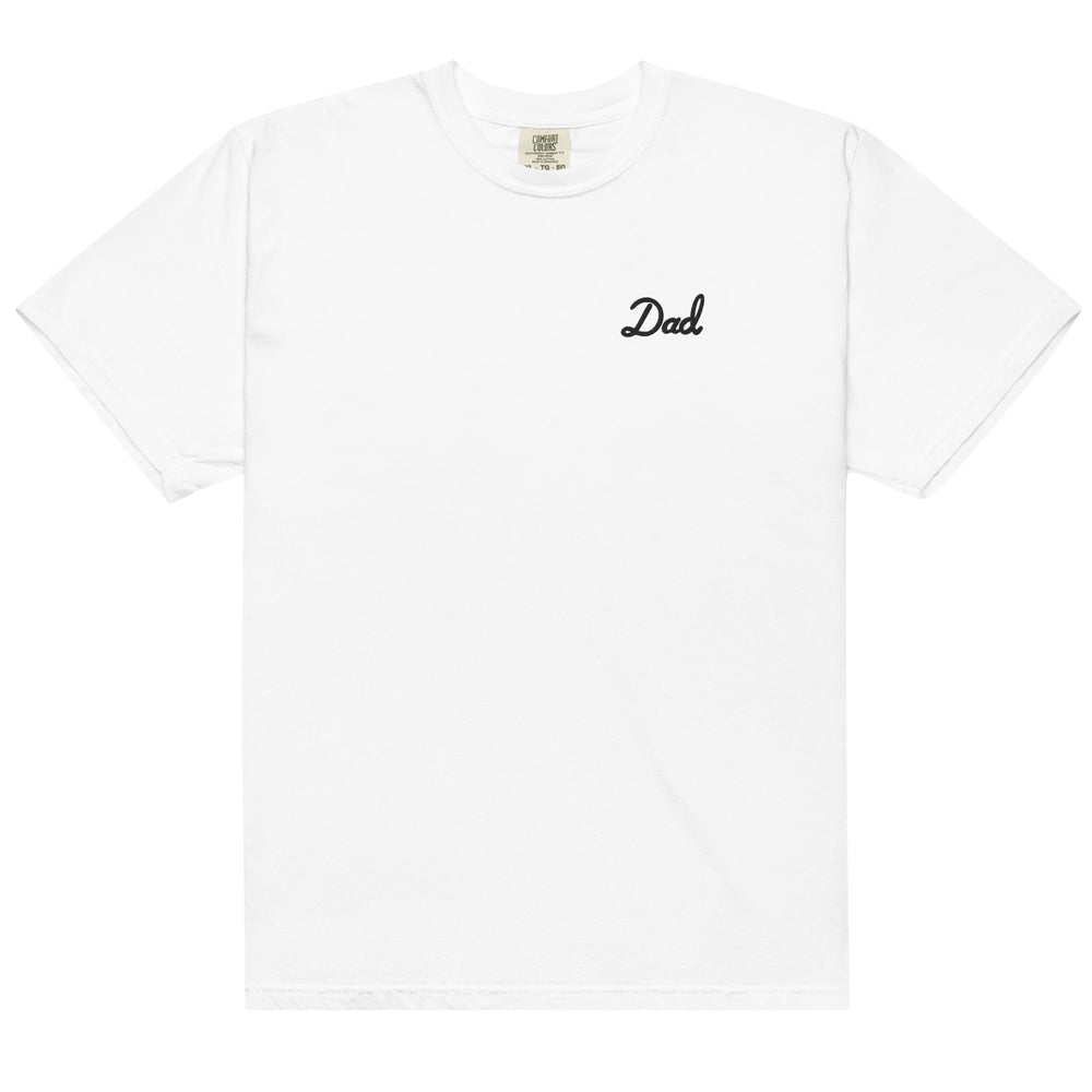 Dad Embroidered Tee-T-Shirts-Bussin With The Boys-White-S-Barstool Sports