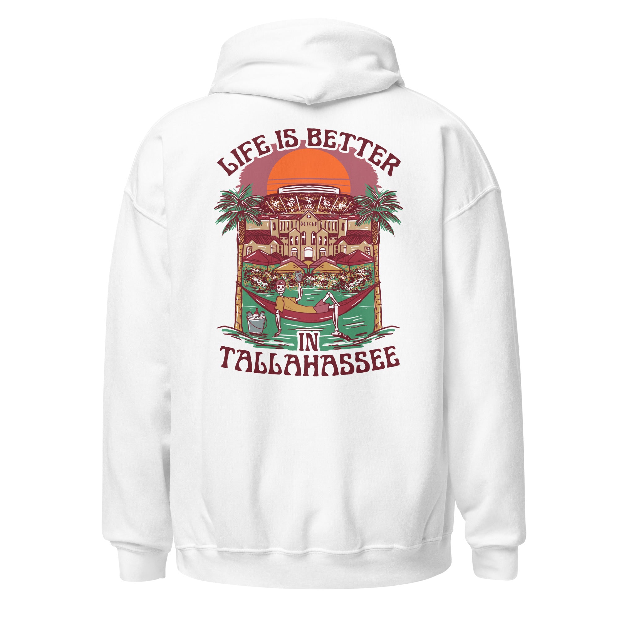 Life Is Better Tallahassee Hoodie-Hoodies & Sweatshirts-Barstool U-Barstool Sports