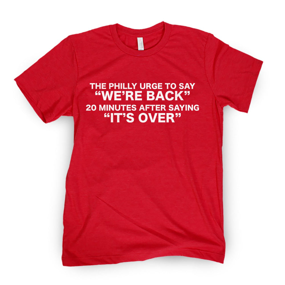 We're Back Tee-T-Shirts-Barstool Sports-Red-S-Barstool Sports