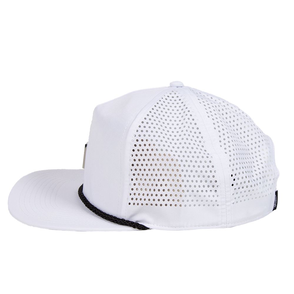 Barstool Golf Emblem Snapback-Hats-Fore Play-White-One Size-Barstool Sports
