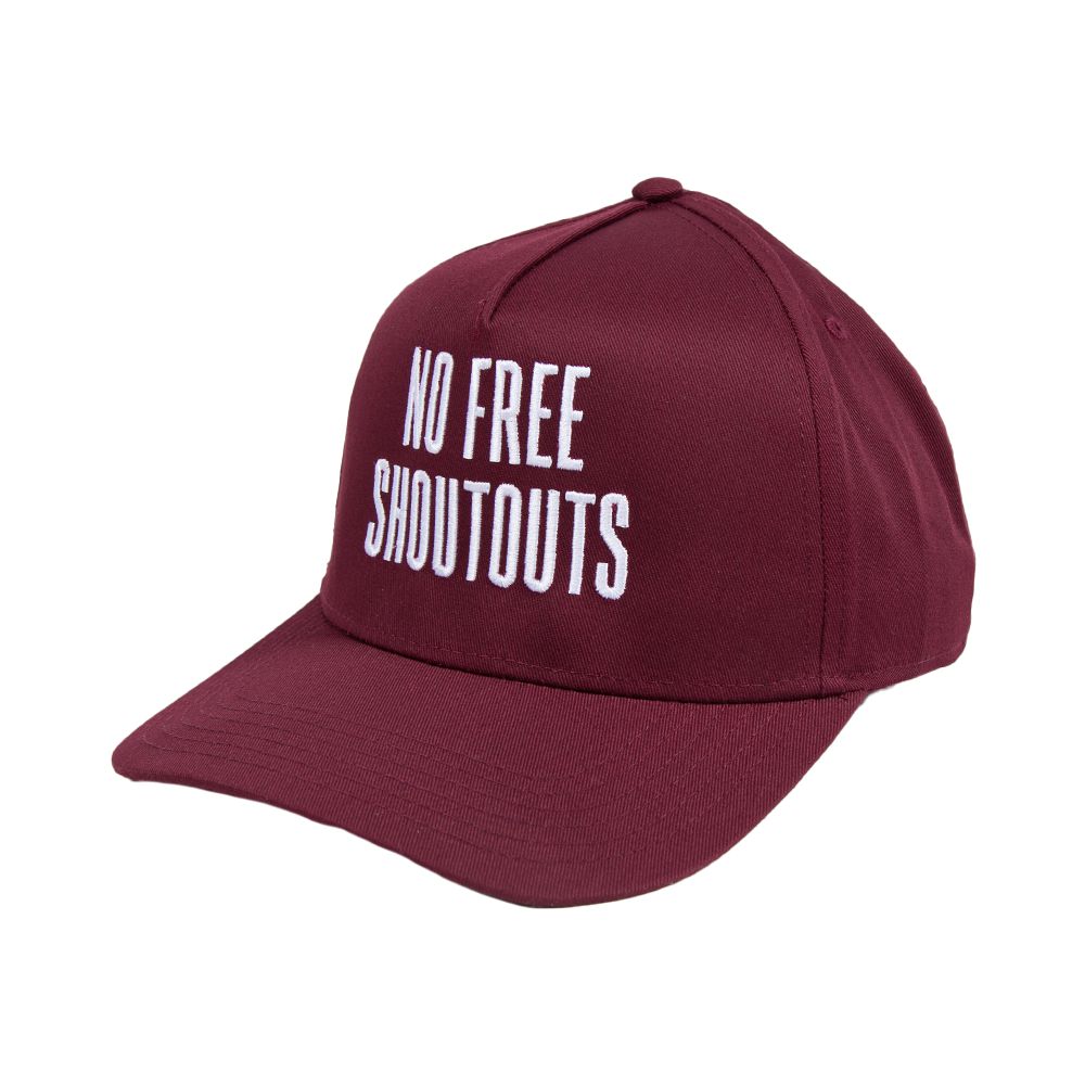 No Free Shoutouts Snapback Hat-Hats-Bussin With The Boys-Barstool Sports