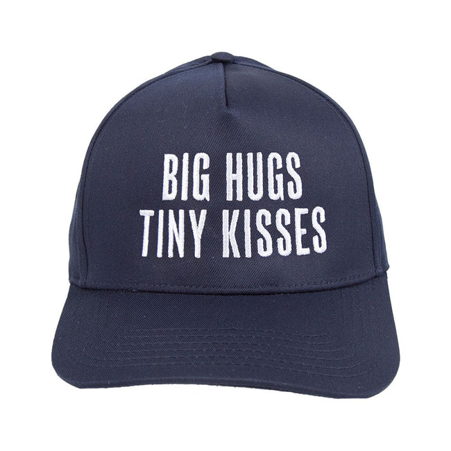 Big Hugs Tiny Kisses Snapback Hat-Hats-Bussin With The Boys-Navy-One Size-Barstool Sports