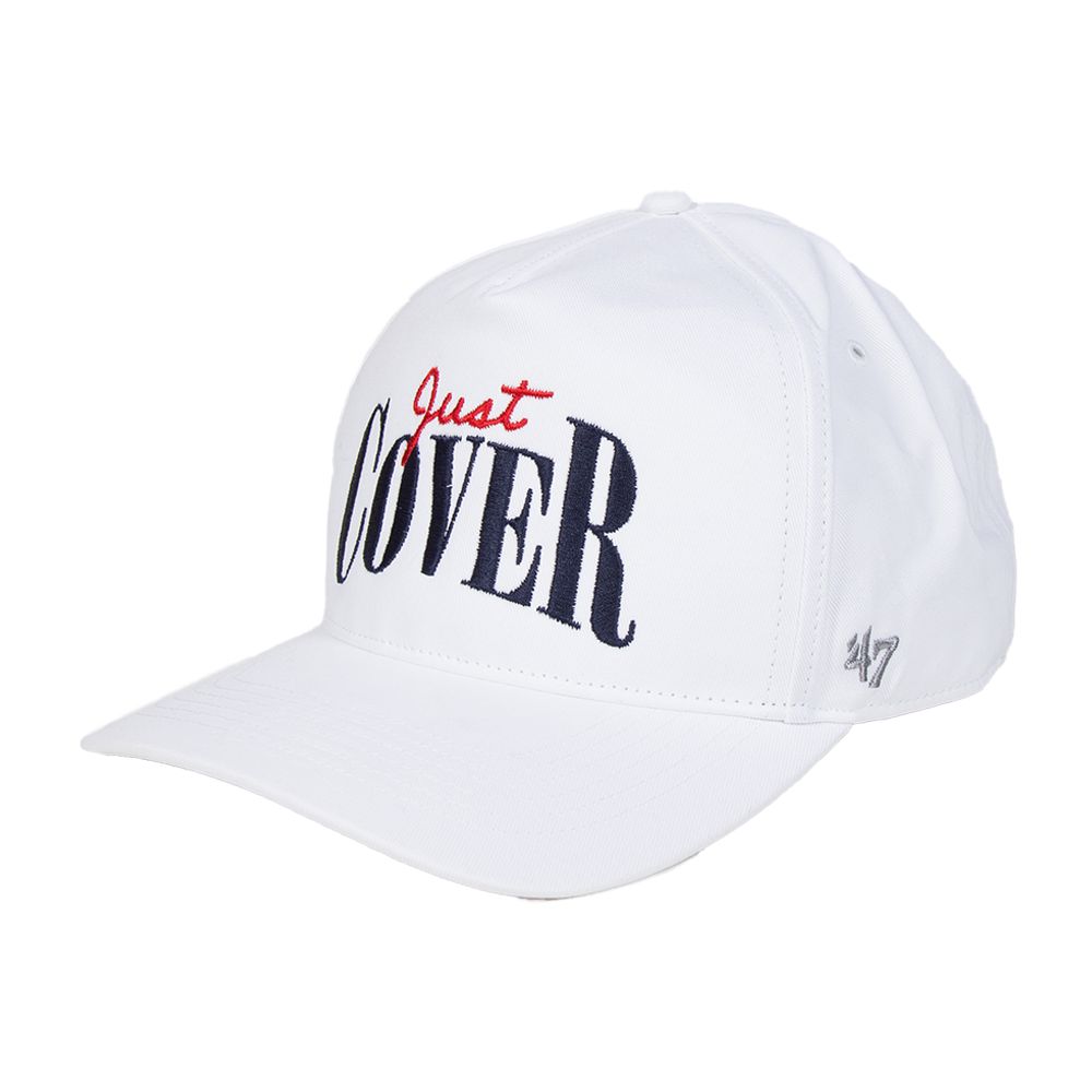 Just Cover '47 HITCH Snapback Hat-Hats-Pardon My Take-White-One Size-Barstool Sports