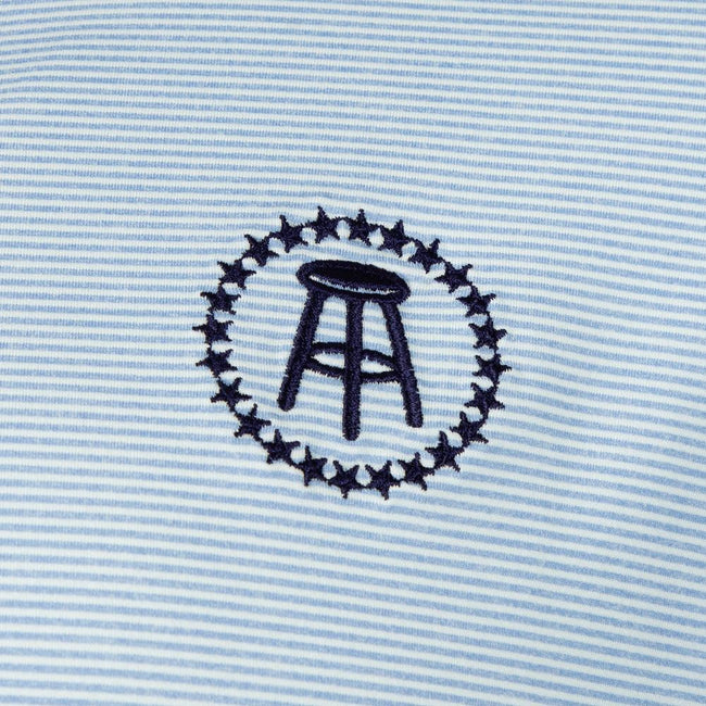 Rhoback x Barstool Sports The Riva Heather Stripe Performance Quarter Zip-Pullovers-Barstool Sports-Barstool Sports