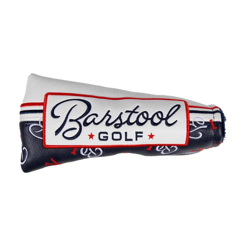 Barstool Golf Pinstripe Blade Putter Cover-Golf Accessories-Fore Play-Barstool Sports