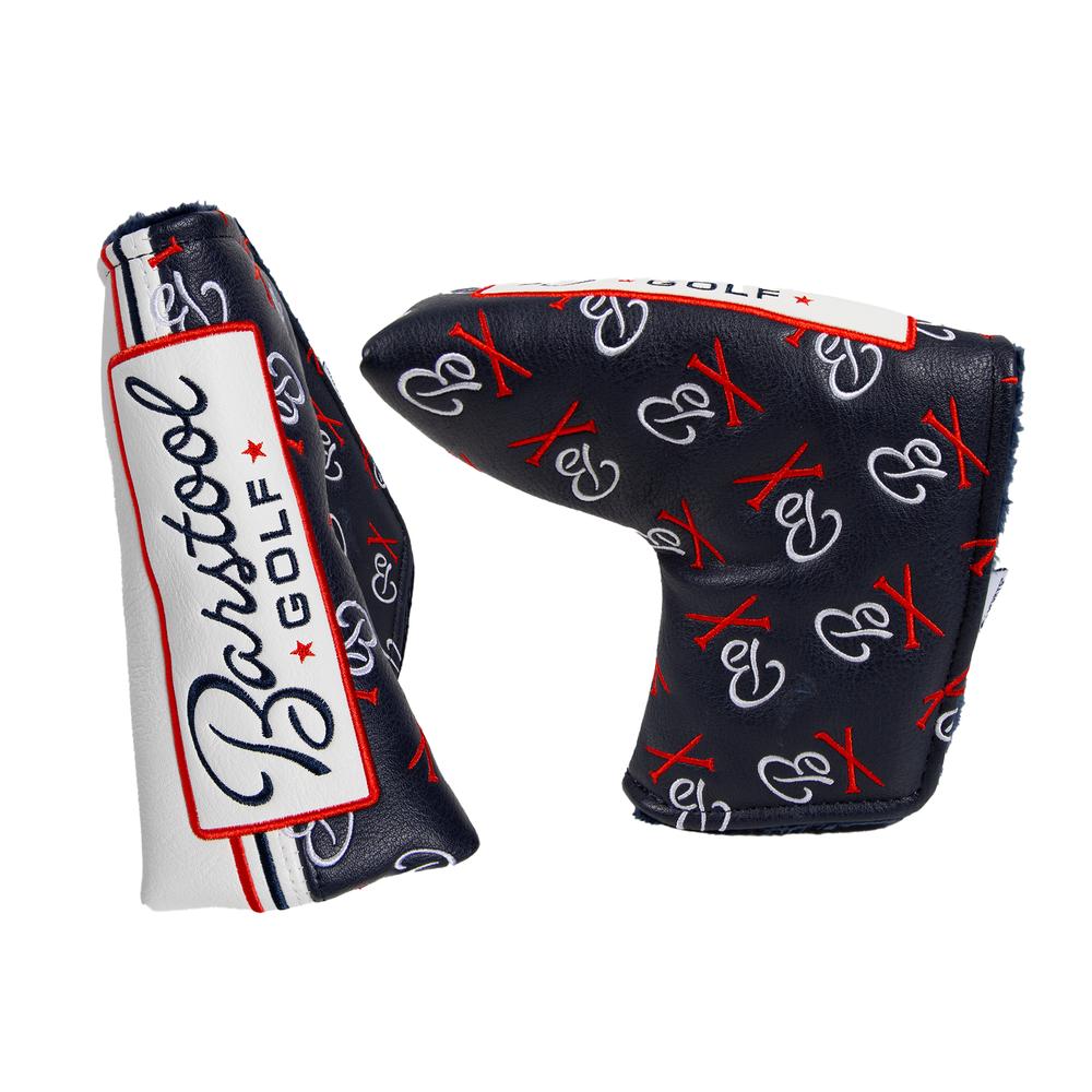 Barstool Golf Pinstripe Blade Putter Cover-Golf Accessories-Fore Play-Barstool Sports