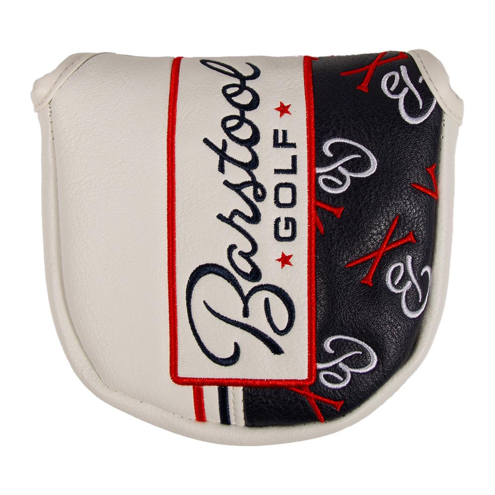 Barstool Golf Pinstripe Mallet Putter Cover-Golf Accessories-Fore Play-Barstool Sports