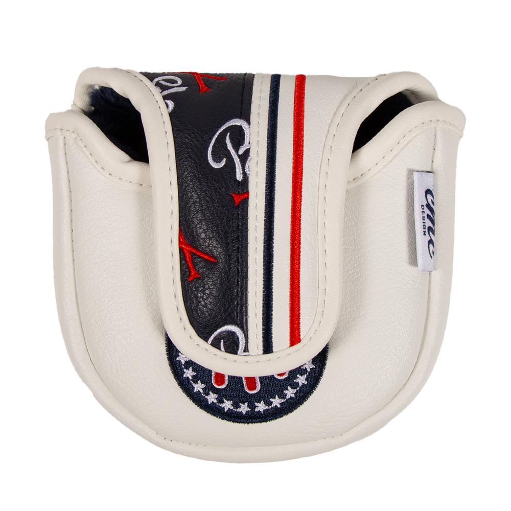 Barstool Golf Pinstripe Mallet Putter Cover-Golf Accessories-Fore Play-Barstool Sports