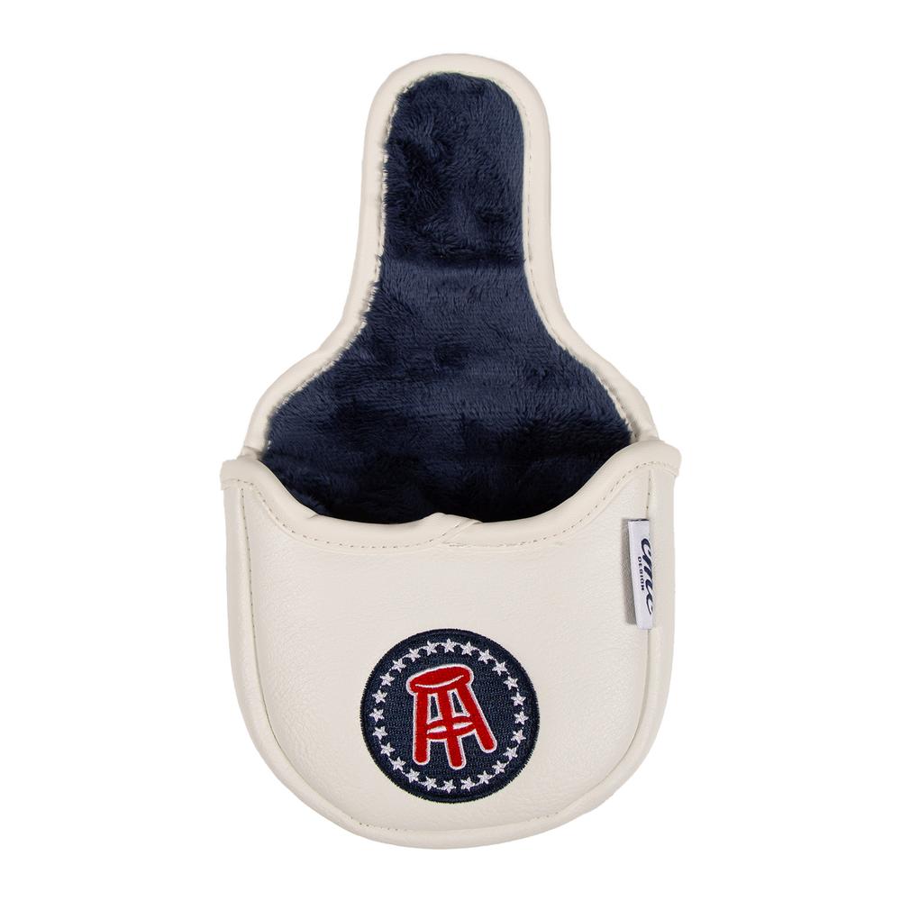 Barstool Golf Pinstripe Mallet Putter Cover-Golf Accessories-Fore Play-Barstool Sports