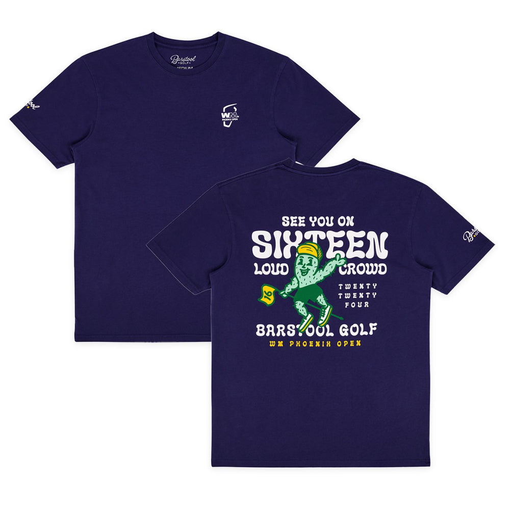 Barstool Golf x WM Phoenix Open See You On Sixteen Tee-T-Shirts-Fore Play-Navy-S-Barstool Sports