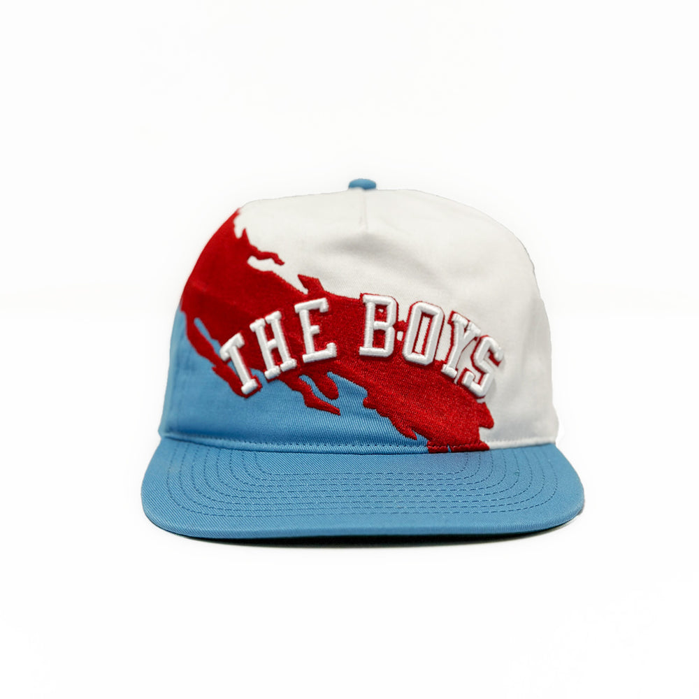 The Boys Flatbill Snapback-Hats-Bussin With The Boys-White-One Size-Barstool Sports
