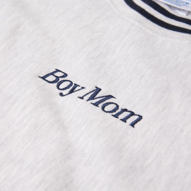 Boy Mom Champion Ribbed Crewneck-Crewnecks-Barstool Sports-Barstool Sports