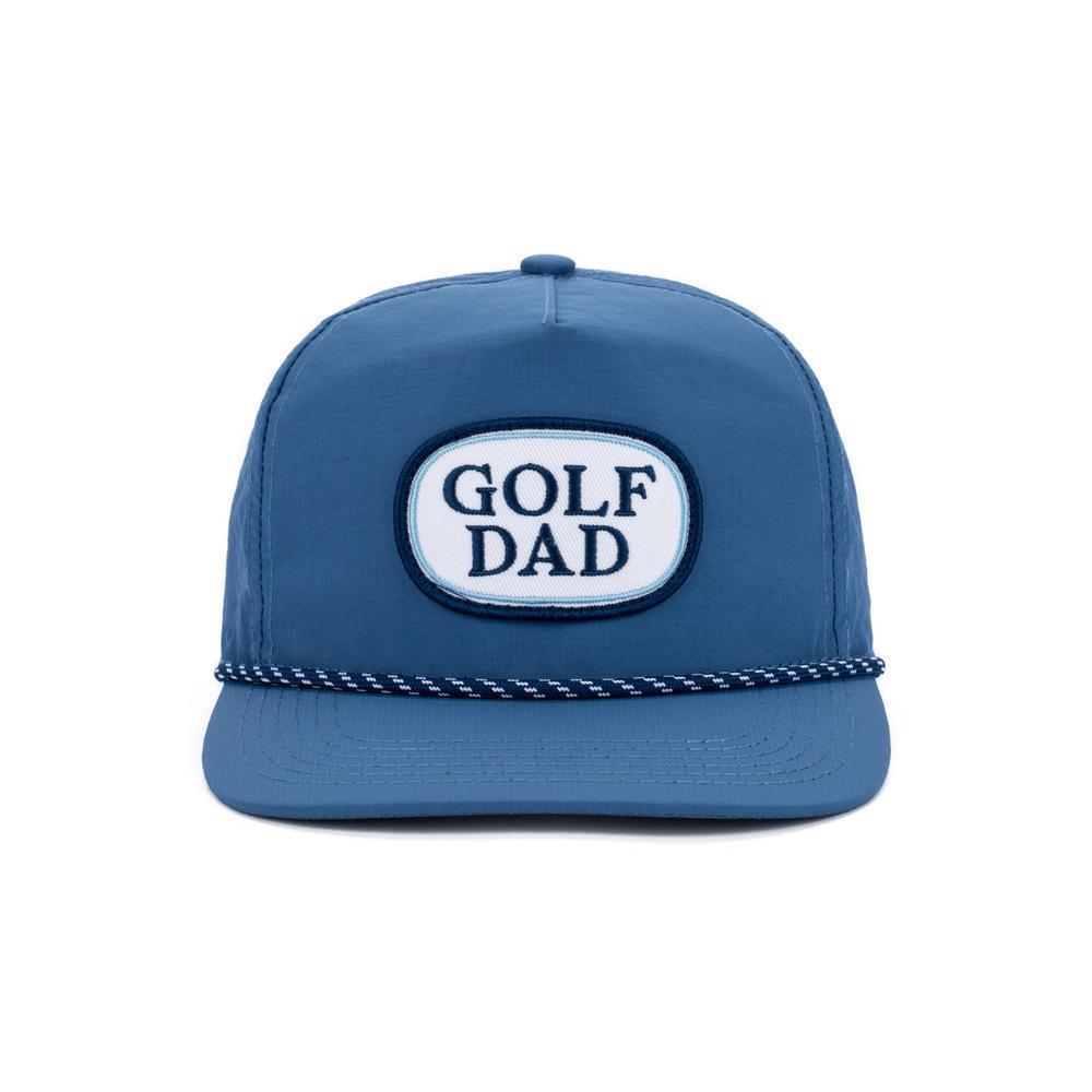 Golf Dad Patch Performance Rope Hat-Hats-Fore Play-Blue-One Size-Barstool Sports