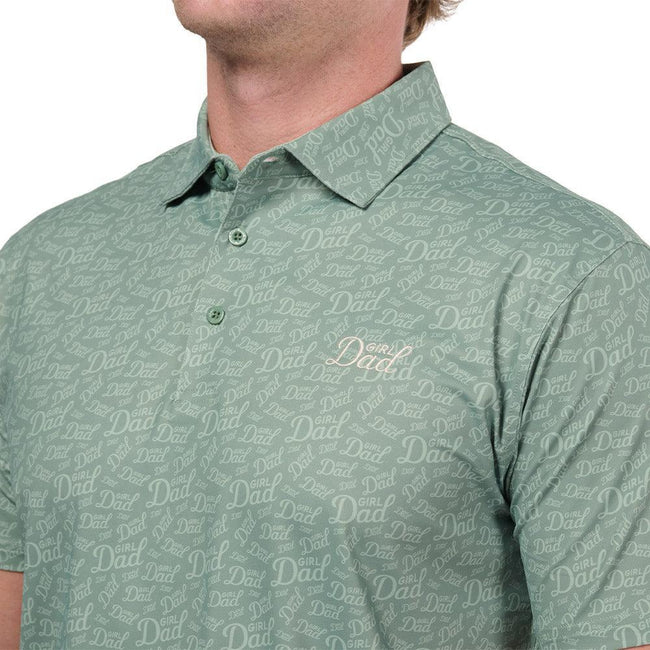 Girl Dad Printed Polo-Polos-Barstool Sports-Barstool Sports