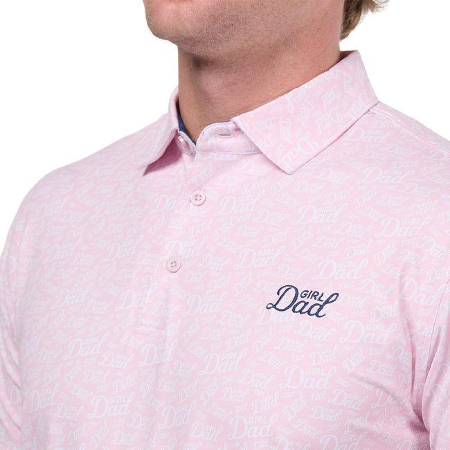 Girl Dad Printed Polo-Polos-Barstool Sports-Barstool Sports