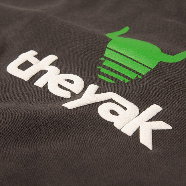 The YAK Puff Print Pigment Dyed Crewneck-Crewnecks-The Yak-Barstool Sports