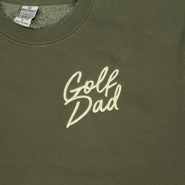 Golf Dad Embroidered Crewneck-Crewnecks-Fore Play-Barstool Sports