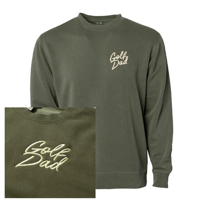 Golf Dad Embroidered Crewneck-Crewnecks-Fore Play-Barstool Sports