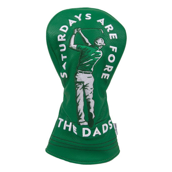 Saturdays Are Fore The Dads Driver Headcover-Golf Accessories-SAFTB-Green-One Size-Barstool Sports
