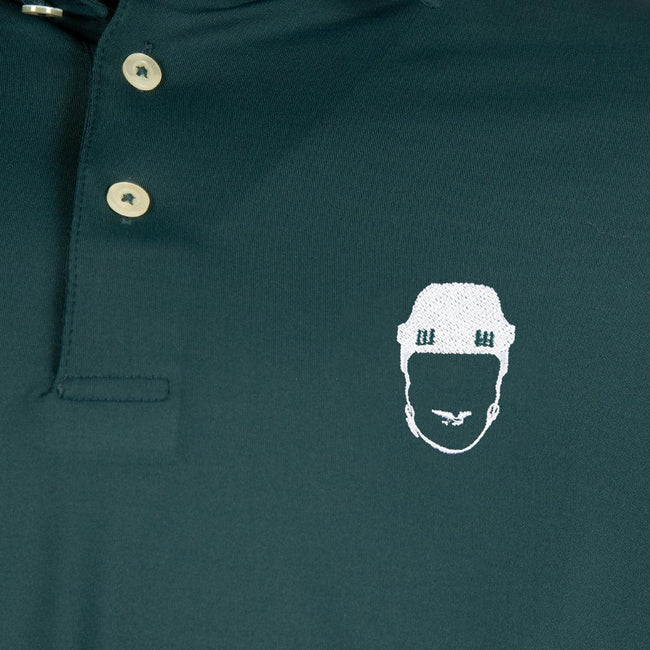 Spittin Chiclets x Rhoback Solid Polo (Green)-Polos-Spittin Chiclets-Barstool Sports
