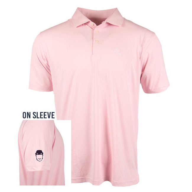 Spittin Chiclets x Rhoback Solid Polo-Polos-Spittin Chiclets-Pink-S-Barstool Sports