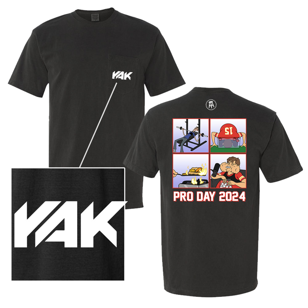YAK Pro Day Tee-T-Shirts-The Yak-Black-S-Barstool Sports