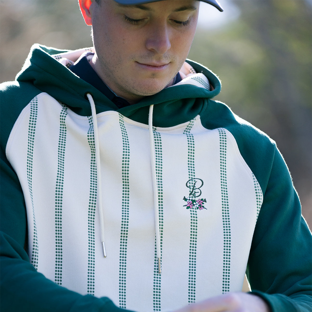 Barstool Golf Crossed Tees Print Lined Hoodie-Hoodies & Sweatshirts-Fore Play-Barstool Sports